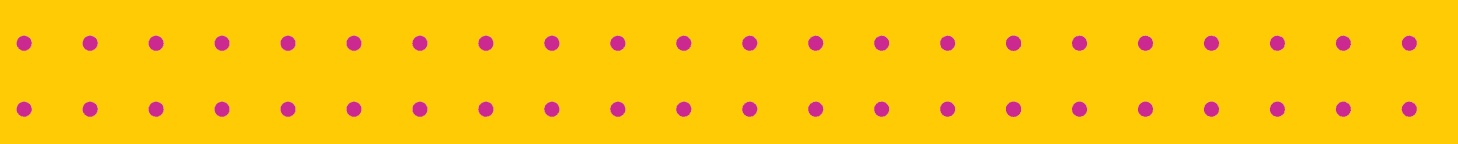 yellow bar with pink dots