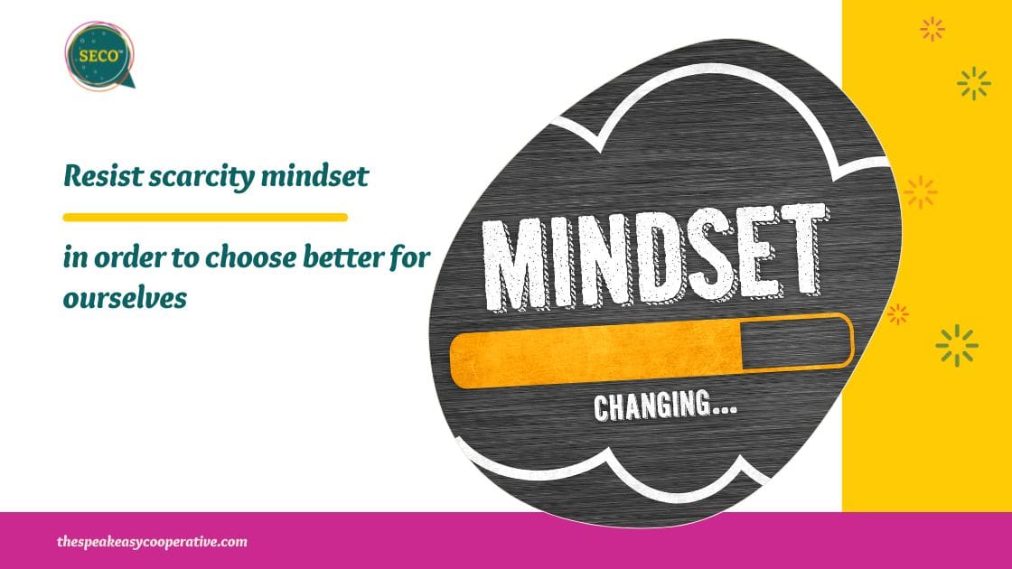 A cloud with "MINDSET changing" showing growth toward a new mindset.